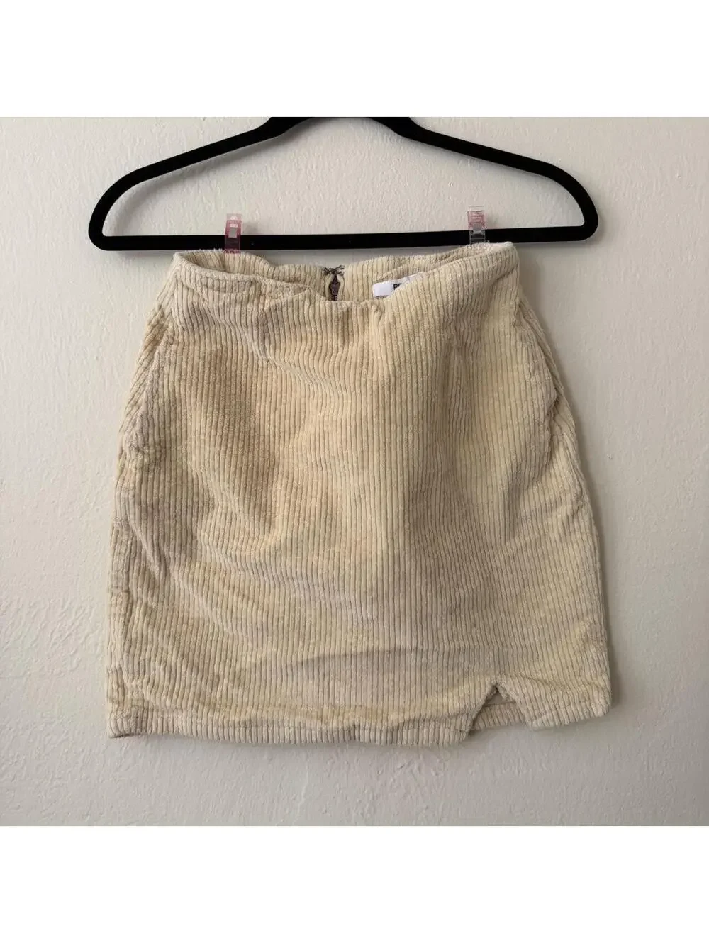 BP cream corduroy mini skirt